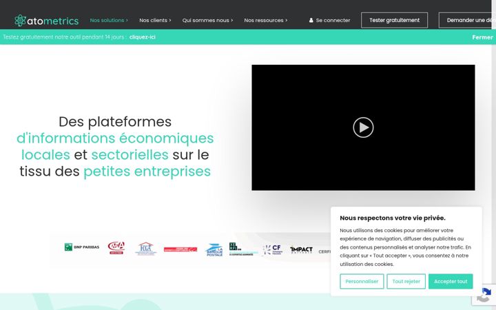 Screenshot of atometrics.com