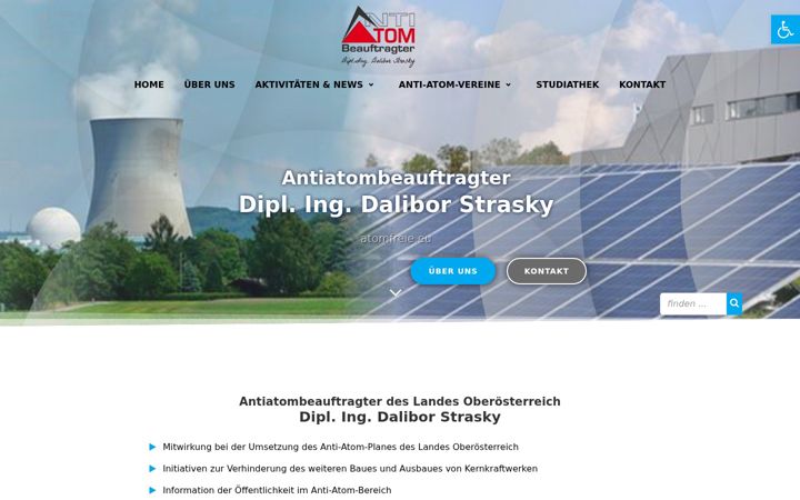 Skjámynd af atomfreie.eu