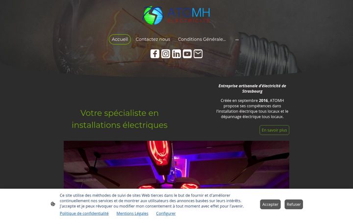 Screenshot of atomh.fr