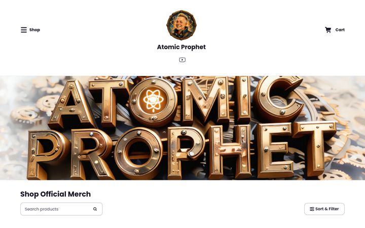 Screenshot of atomic-prophet.com