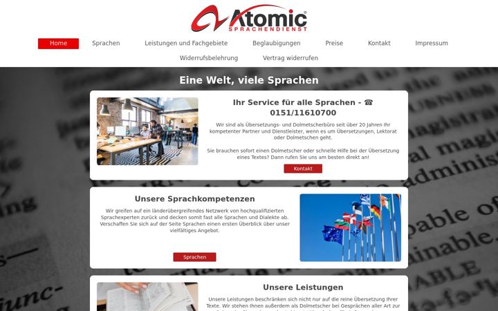 Screenshot of atomic-sprachendienst.de