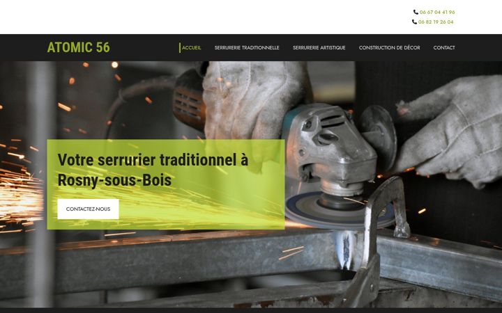 Screenshot of atomic56.fr