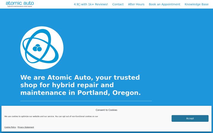 Screenshot stránky atomicauto.com