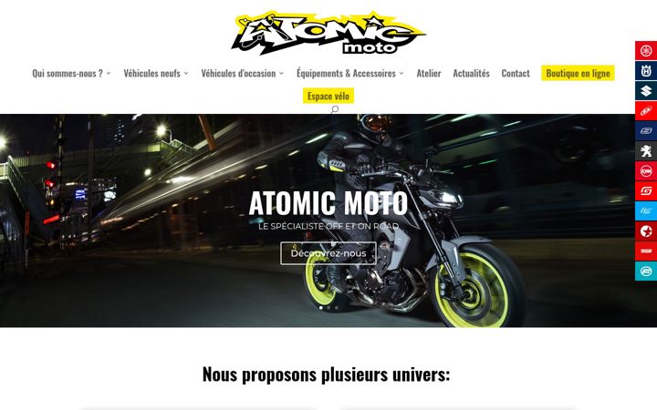 Screenshot von atomicmoto23.fr
