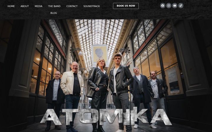 Screenshot of atomika.be