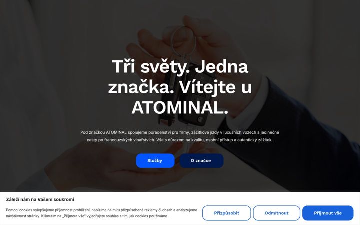 Screenshot of atominal.cz
