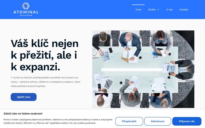 Screenshot of atominalconsulting.cz