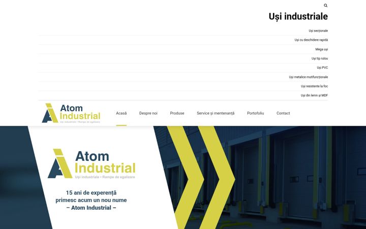 Ekraanipilt saidist atomindustrial.ro