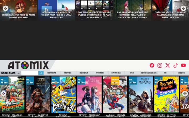 Screenshot of atomix.vg