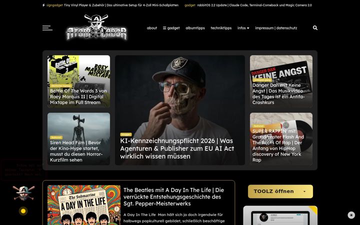 Screenshot του atomlabor.de