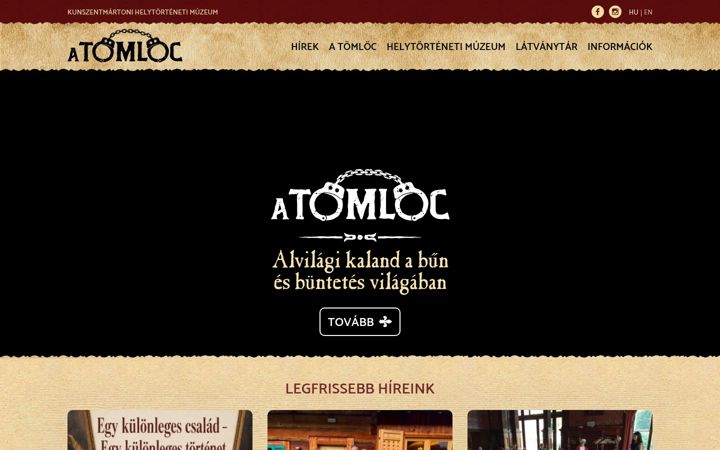 Screenshot of atomloc.hu