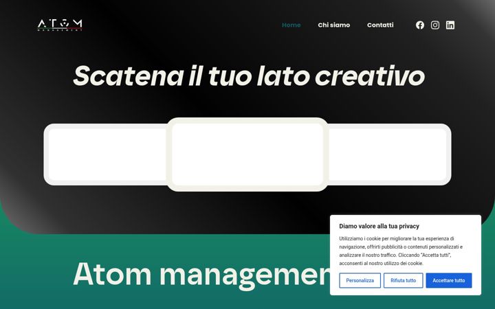 Screenshot von atommanagement.it