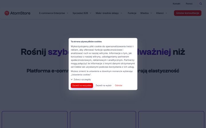 Screenshot of atomstore.pl