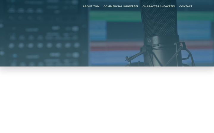 Captură de ecran a atomvoicing.co.uk