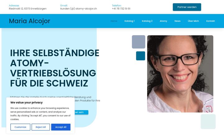 Screenshot of atomy-alcojor.ch