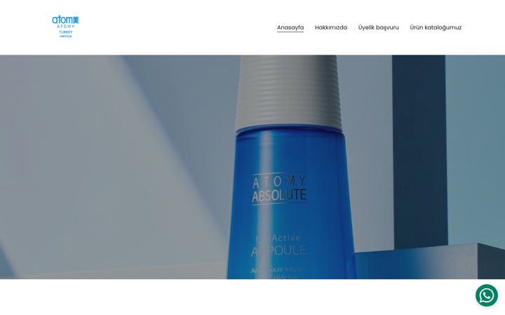 Screenshot ta' atomypartner.com