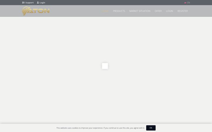 Screenshot of aton-international.com