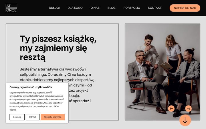 Screenshot of atonce.pl