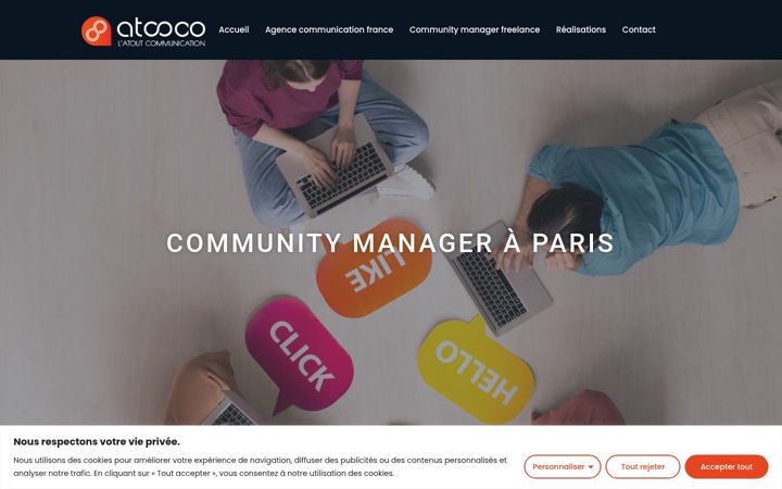 Screenshot ta' atooco.com
