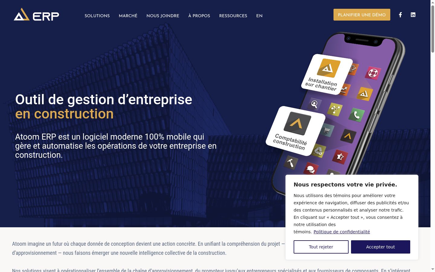 Screenshot tal-banner tal-kunsens muri qabel kwalunkwe interazzjoni