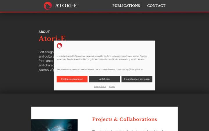 Screenshot of atori-e.com