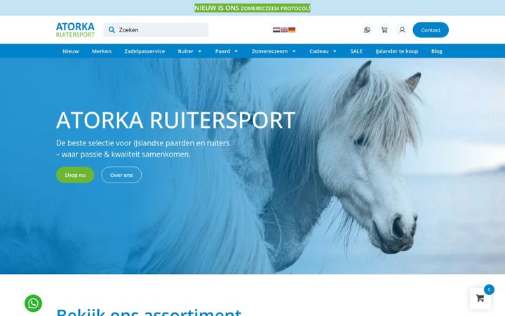 Snímek obrazovky atorka.nl