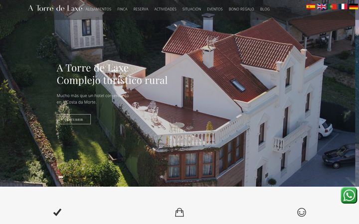 Screenshot of atorredelaxe.com