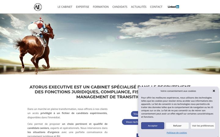 Screenshot of atorusexecutive.com