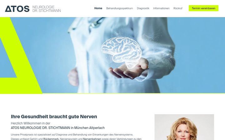 Screenshot of atos-neurologie.de