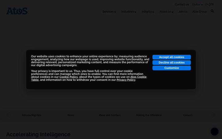 Screenshot of atos.net