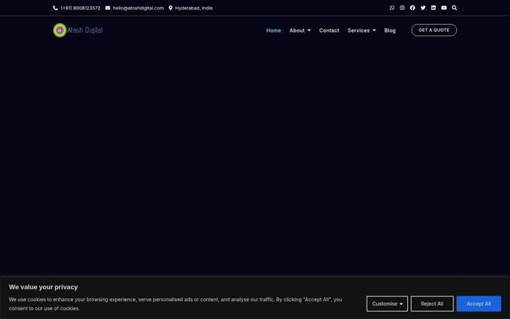 Screenshot of atoshdigital.com