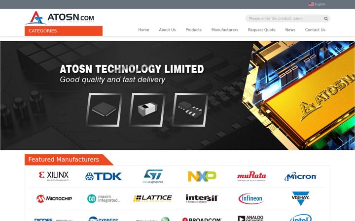 Screenshot of atosn.com