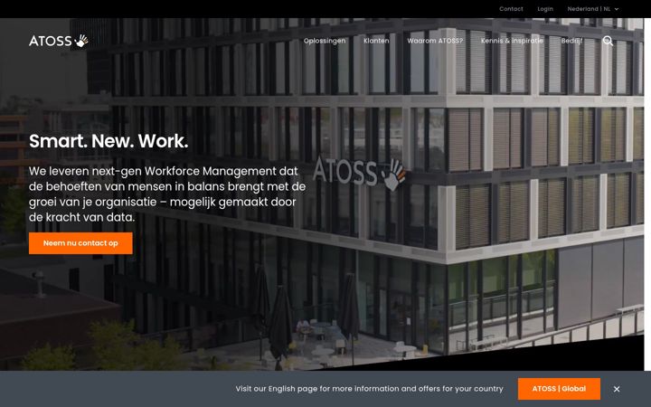 Screenshot of atoss.nl