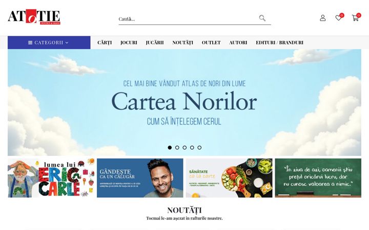Screenshot of atotie.ro