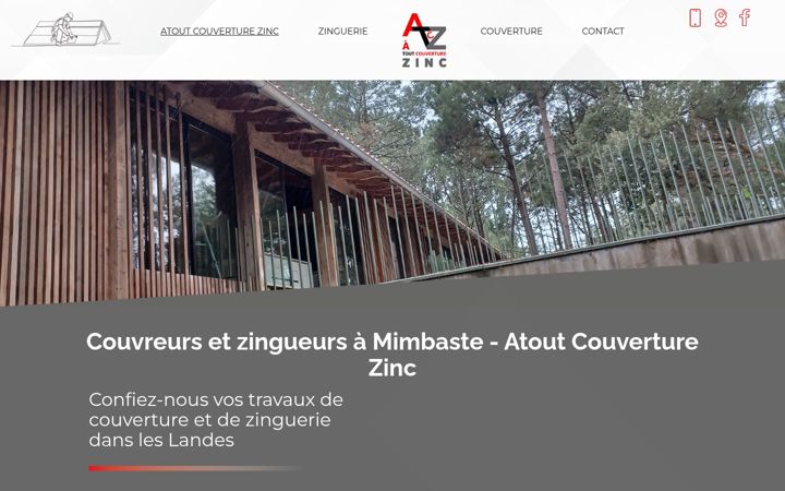 Екранна снимка на atout-couverture-zinc.fr