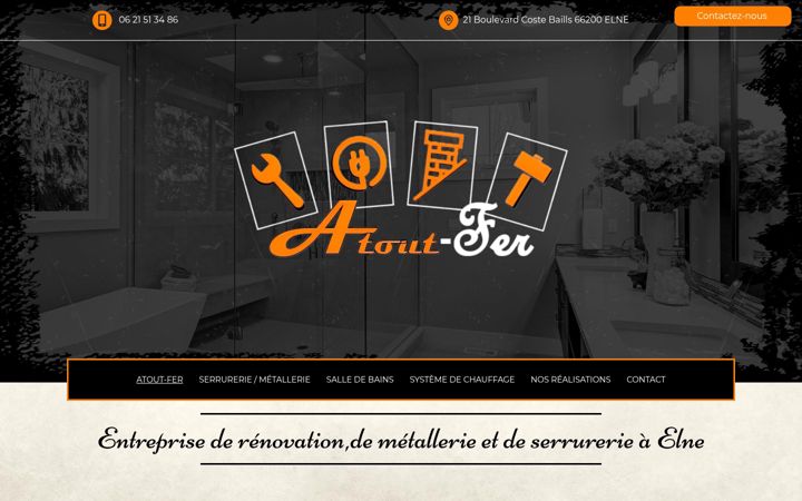 Екранна снимка на atout-fer-montagu.fr