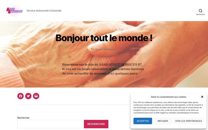 Screenshot of atout-services87.com