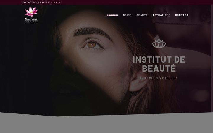 Zrzut ekranu atoutbeauteinstitut.fr