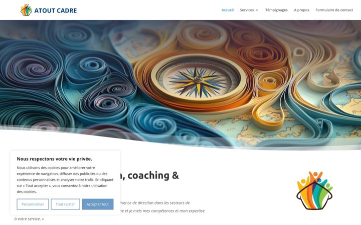 Screenshot of atoutcadre.com