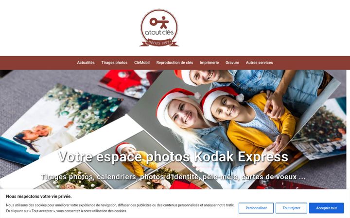 Screenshot of atoutcles.com