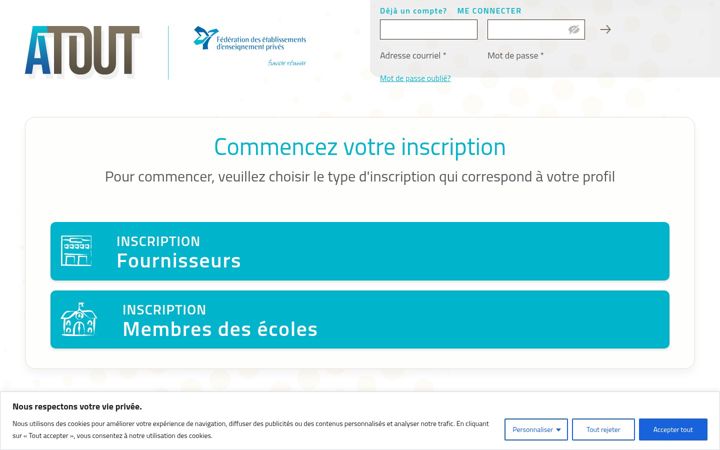 Screenshot of atoutfeep.com