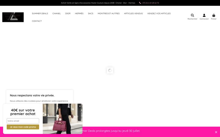 Screenshot stránky atoutluxe-boutique.com