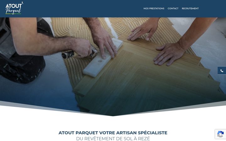 Captura de pantalla de atoutparquet-reze.fr