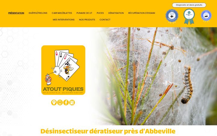 Captura de pantalla de atoutpiques.fr