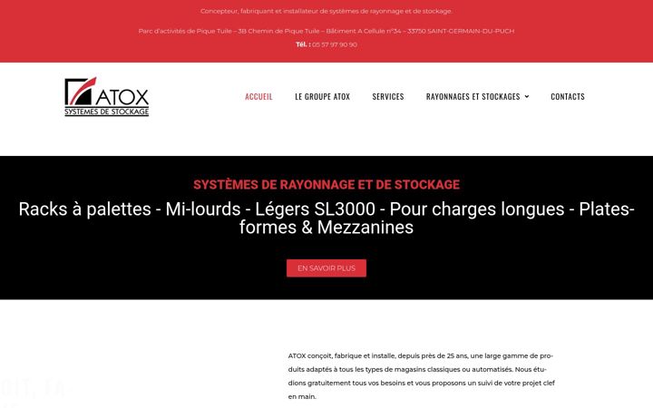 Screenshot of atox.fr