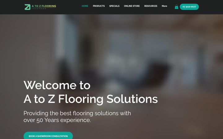Screenshot of atozflooringsolutions.com.au