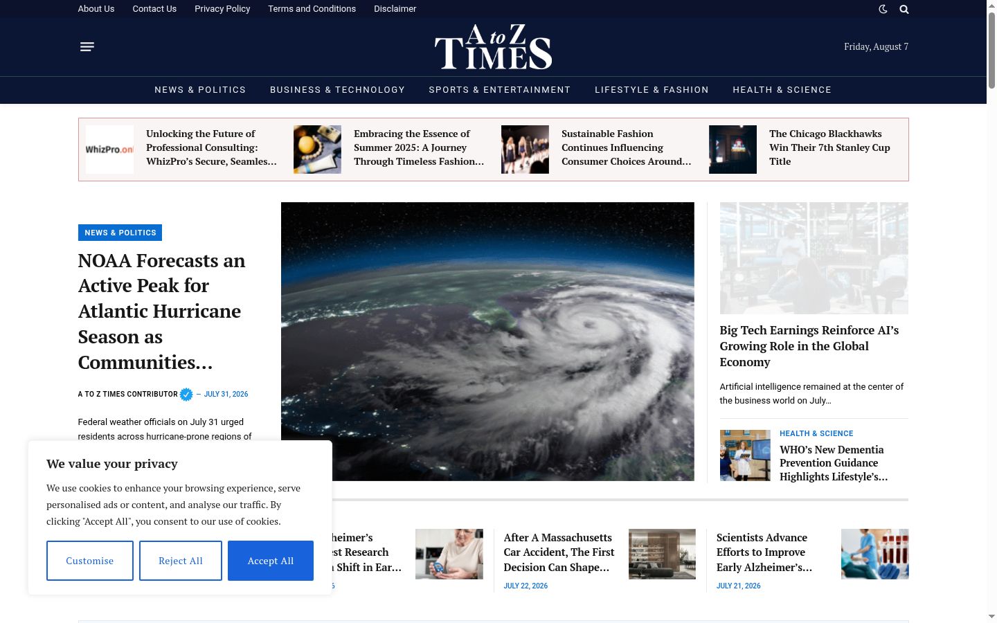 Screenshot tal-banner tal-kunsens muri qabel kwalunkwe interazzjoni