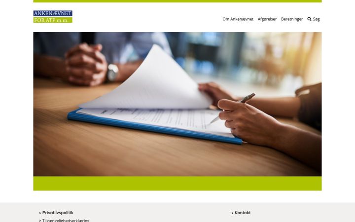 Screenshot of atp-anke.dk