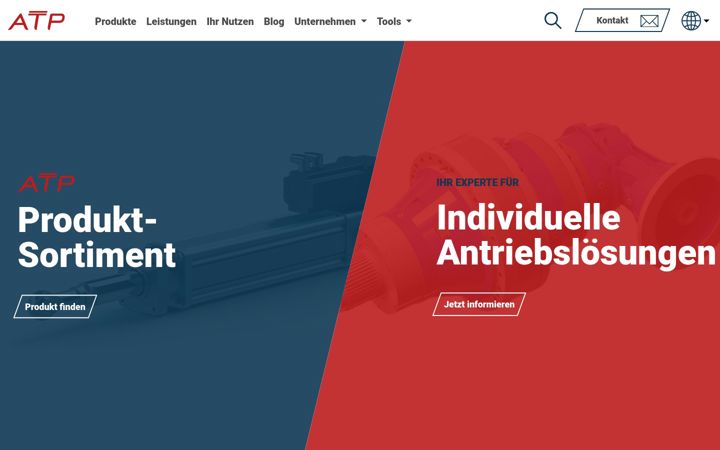 Screenshot of atp-antriebstechnik.at
