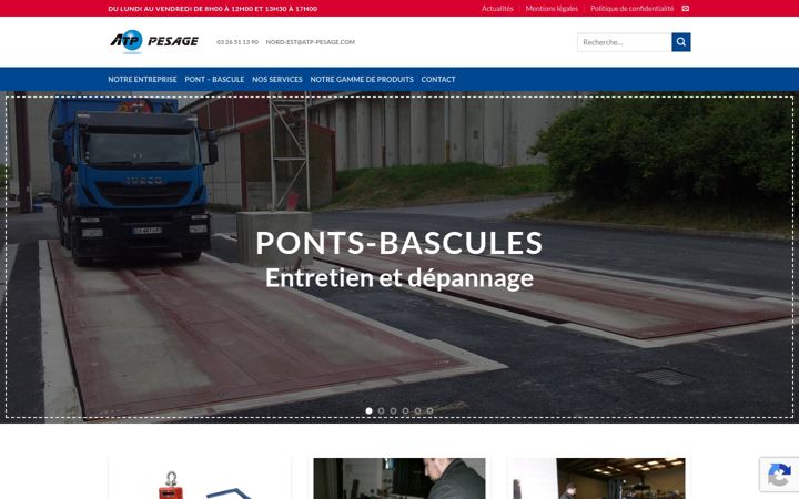Skærmbillede af atp-pesage.com